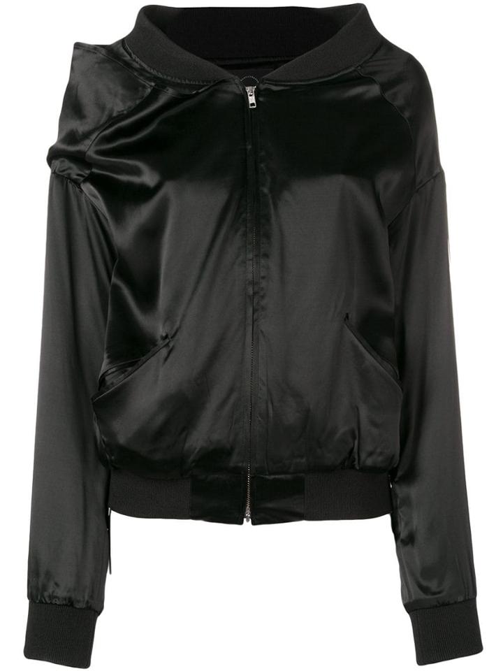 Y-3 Asymmetric Bomber Jacket - Black