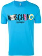 Moschino - Moshino Swim Logo T-shirt - Men - Cotton/spandex/elastane - Xl, Blue, Cotton/spandex/elastane