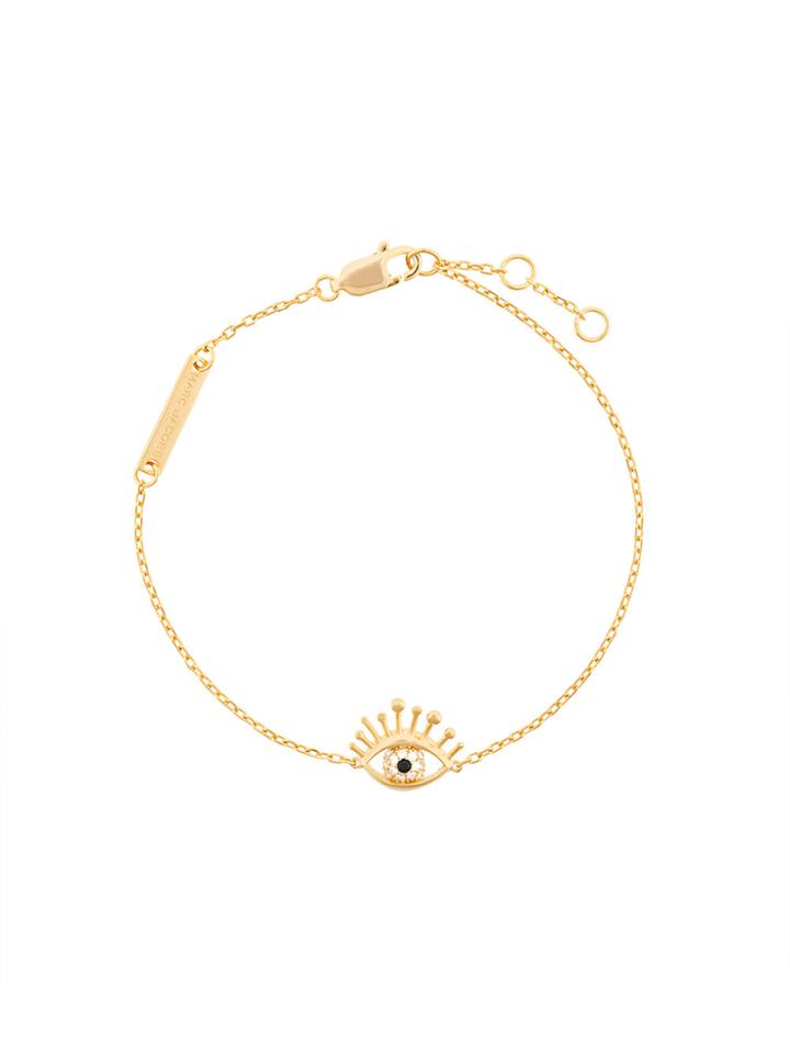 Marc Jacobs Evil Eye Chain Bracelet - Metallic