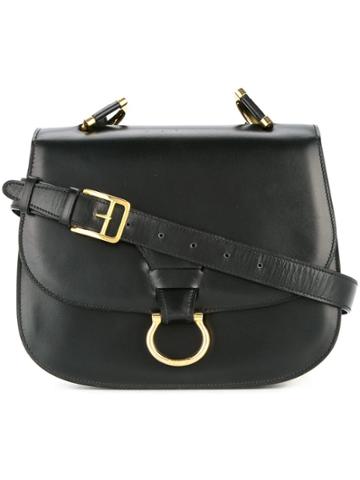 Céline Vintage Céline Logos Shoulder Bag - Black