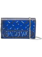 Moschino Trompe-l'ail Quilted Chain Wallet