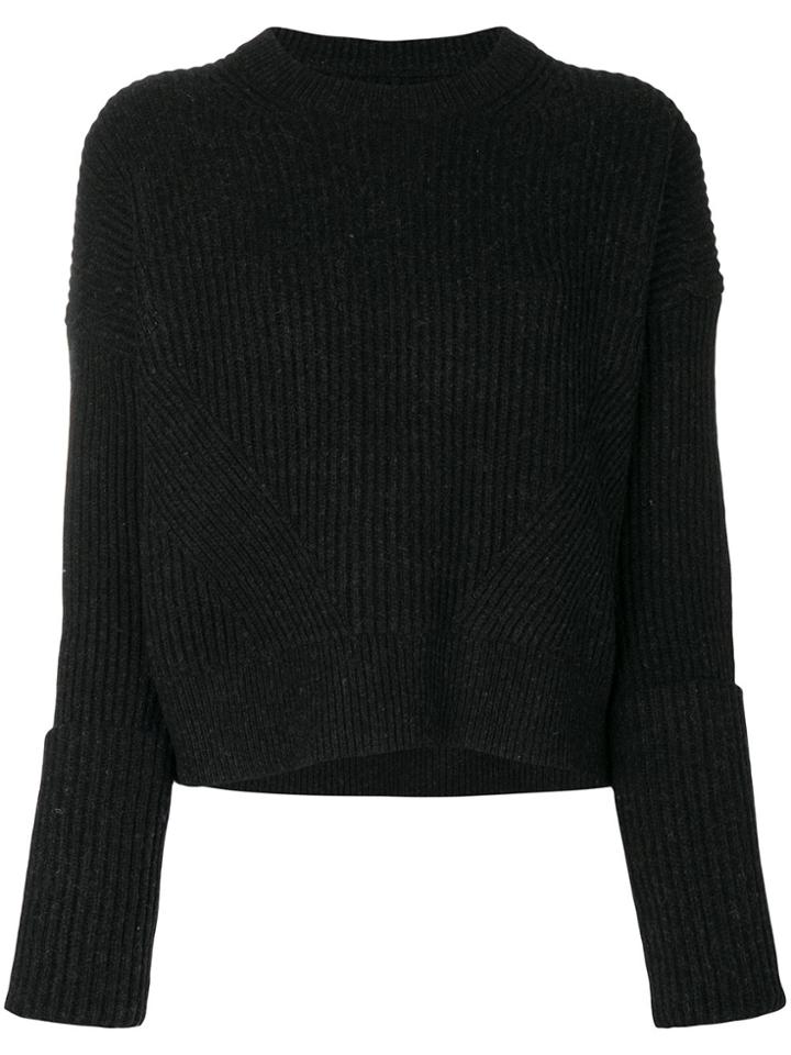 All Saints Pierce Crew Neck Sweater - Black