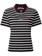 Mcq Alexander Mcqueen Swallow Embroidered Polo Shirt - Black