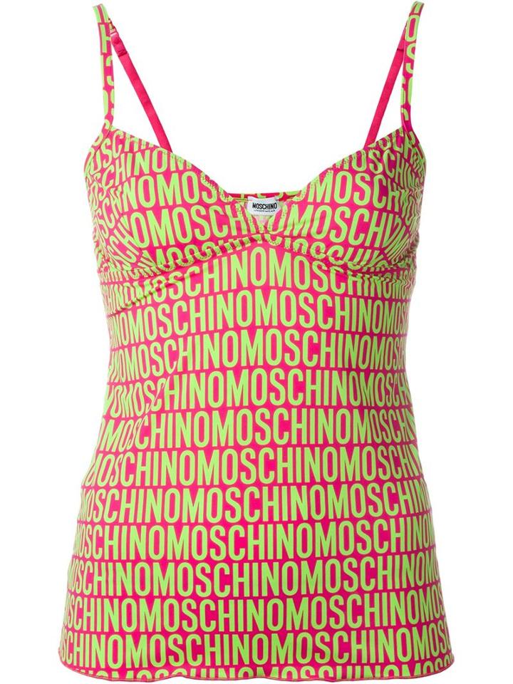 Moschino Underwear Logo Print Tank Top