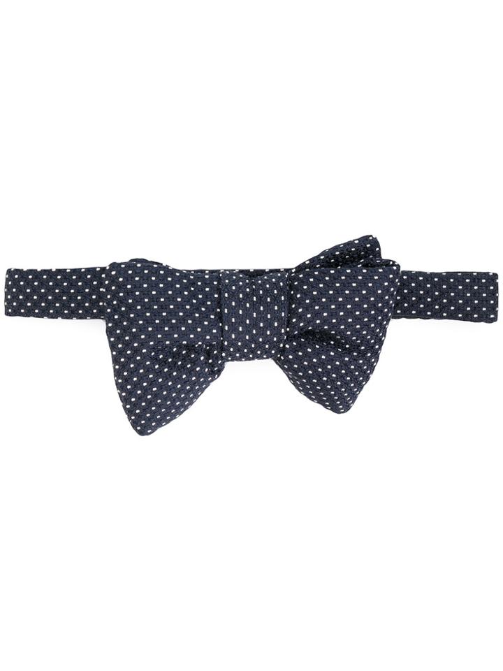 Tom Ford Textured Bow Tie - Blue