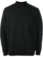 Oamc Quilted Sweatshirt, Men's, Size: Xxl, Black, Cotton/polyamide/polyester/virgin Wool