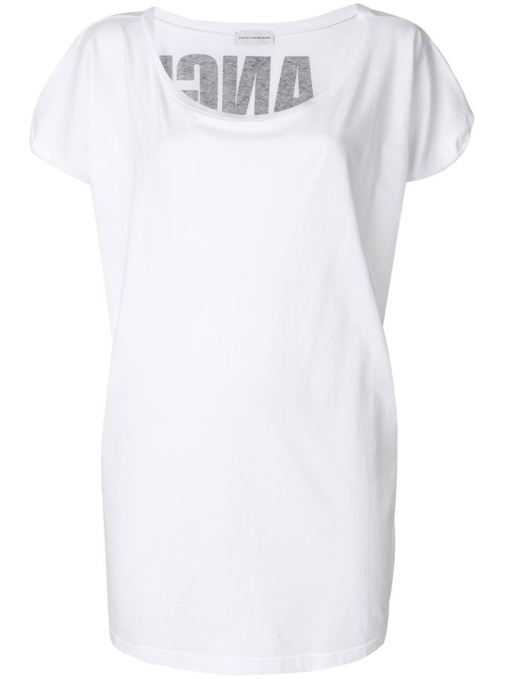 Faith Connexion Rear Slogan T-shirt - White