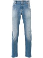 Closed Ripped Detail Classic Jeans, Men's, Size: 34/34, Blue, Cotton/spandex/elastane