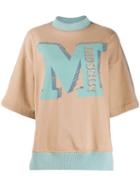 M Missoni M Logo Jumper - Brown