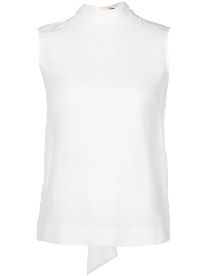 Ermanno Scervino Roll Neck Vest Top - White