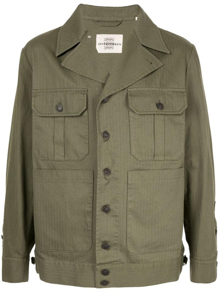 Kent & Curwen Chambers Printed Jacket - Green