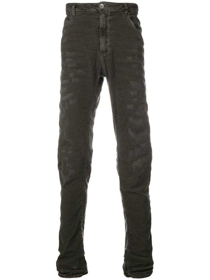 Poème Bohémien Slim Treated Jeans - Grey