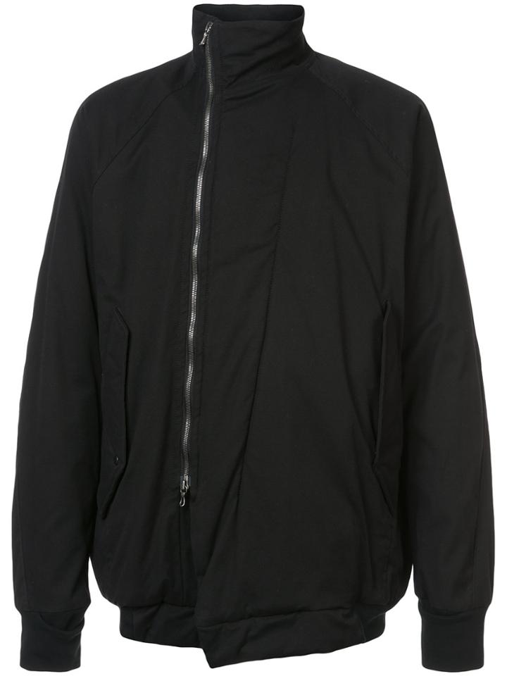 Nil0s High Neck Zipped Jacket - Black