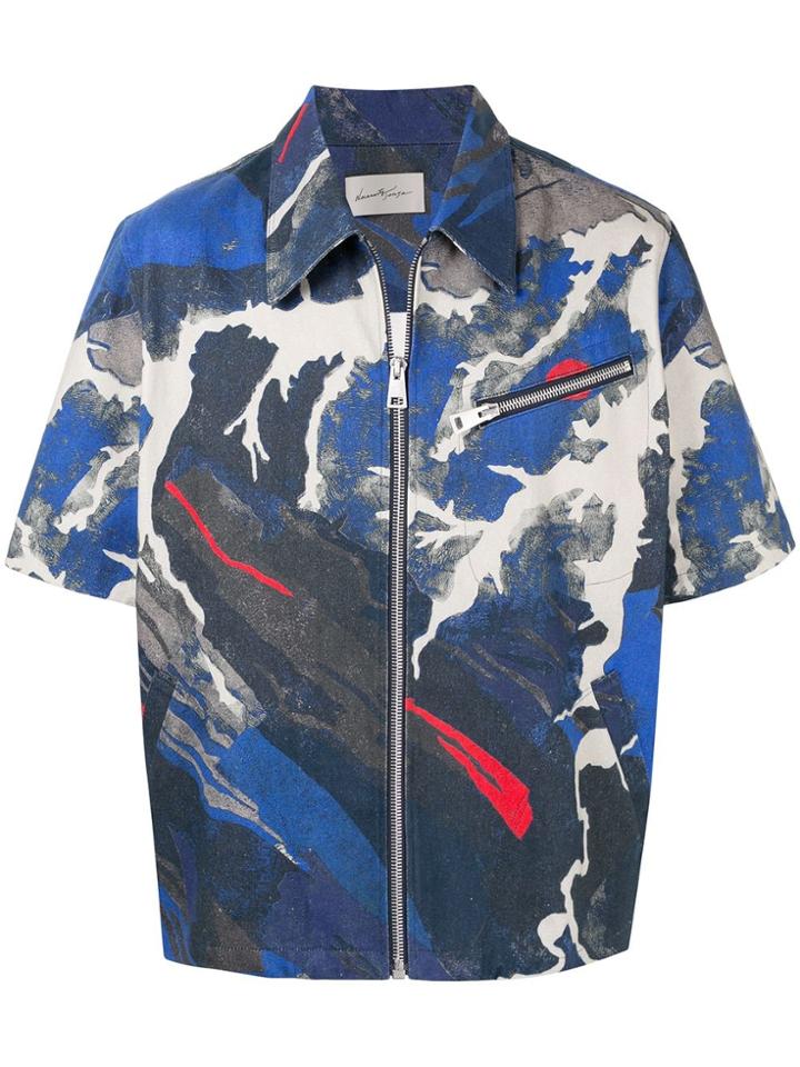 Necessity Sense X Kour Pour - Moses Short Sleeve Jacket Miyako - Blue