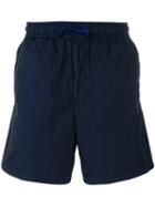 Stone Island Shadow Project Drawstring Running Shorts, Men's, Size: 46, Blue, Cotton/polyamide