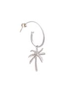Yvonne Léon Diamond Palm Tree Charm Earring - White