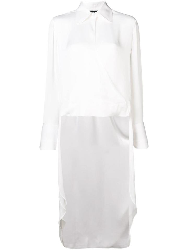 Giorgio Armani Long Styled Shirt - White