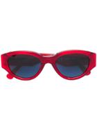 Retrosuperfuture Drew Mama Oval Sunglasses - Red
