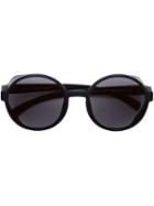 Mykita Round Shaped Sunglasses, Men's, Black, Polyamide