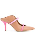 Malone Souliers Double Strap Mules - Nude & Neutrals