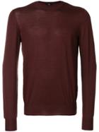 Fay Crew Neck Sweater - Brown