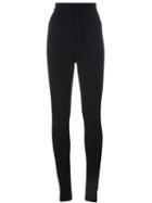 Haider Ackermann High-waisted Leggings, Women's, Size: Medium, Black, Cashmere/virgin Wool