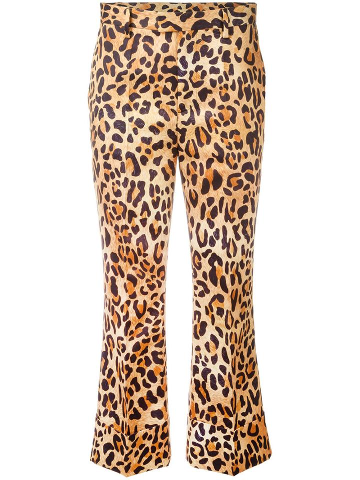 Dsquared2 Cropped Trousers, Women's, Size: 40, Brown, Polyester