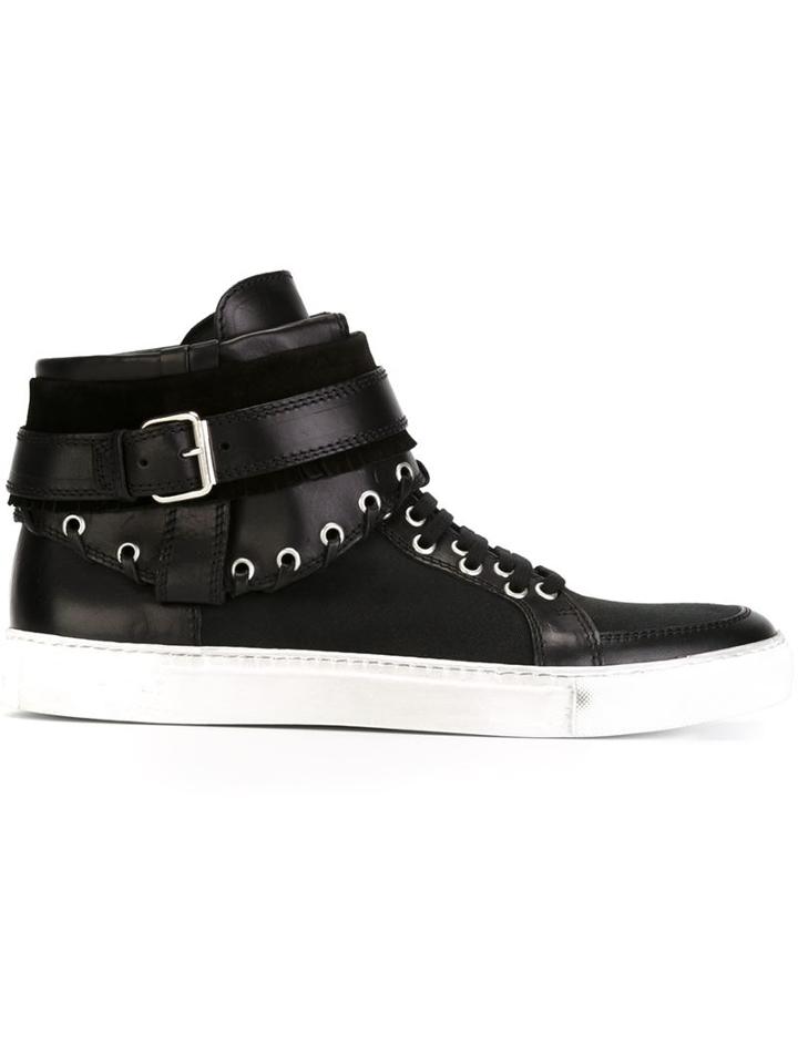 Diesel Black Gold Rittmester-st Hi-top Sneakers, Men's, Size: 41, Leather/cotton/rubber