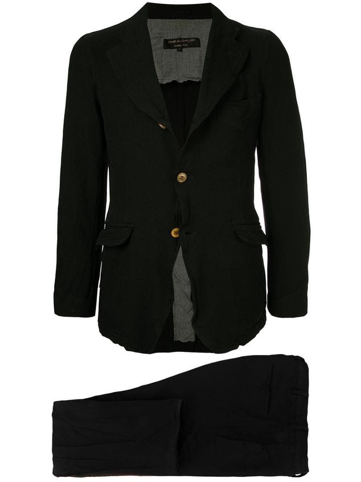 Comme Des Garçons Pre-owned Shrunk Effect Two-piece Suit - Black