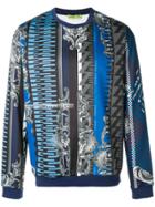 Versace Jeans Fregi Crewneck Sweatshirt - Blue