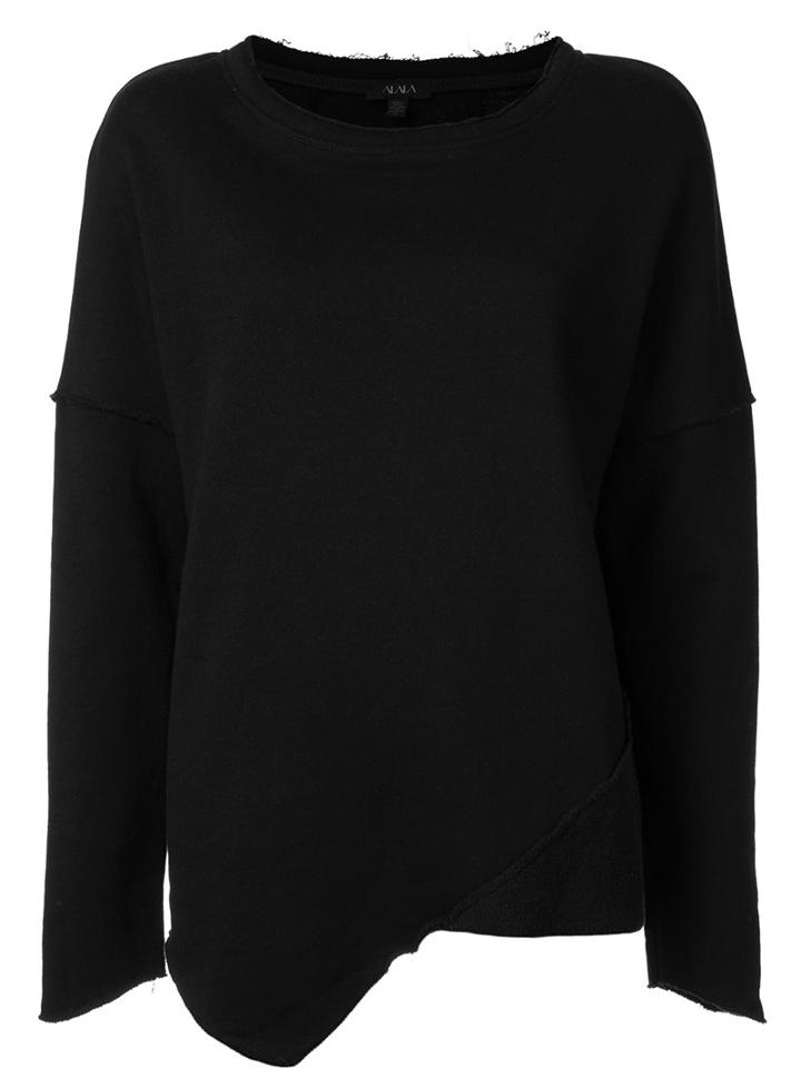 Alala Exhale Sweatshirt, Women's, Size: Large, Black, Polyester