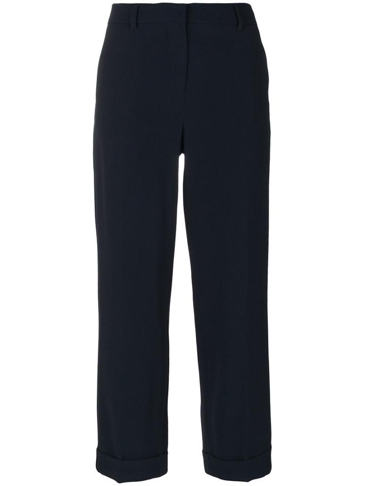 's Max Mara - Terzo Trousers - Women - Spandex/elastane/acetate/viscose - 38, Blue, Spandex/elastane/acetate/viscose