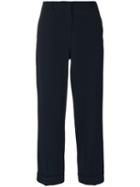 's Max Mara - Terzo Trousers - Women - Spandex/elastane/acetate/viscose - 38, Blue, Spandex/elastane/acetate/viscose