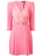 Elisabetta Franchi Tailored Mini Dress - Pink