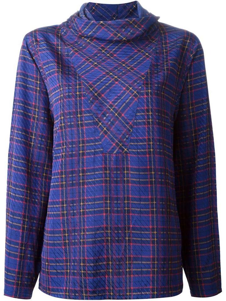 Christian Dior Vintage Draped Neck Blouse