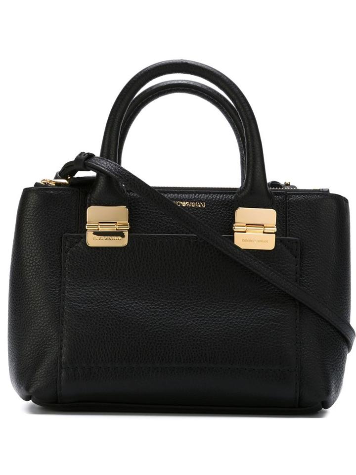 Emporio Armani Embossed Logo Cross Body Bag