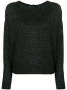 Liu Jo Crew-neck Knit Sweater - Black