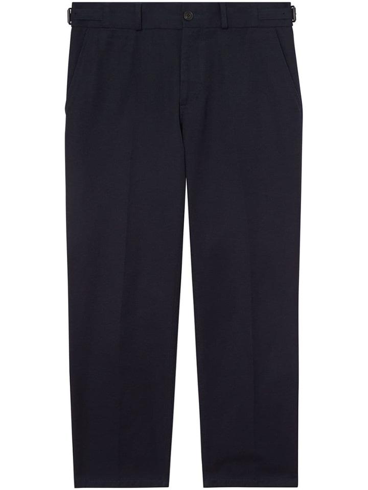 Burberry Cropped Chinos - Blue