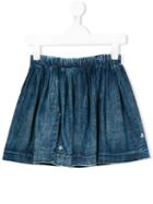 Diesel Kids - Pleated Denim Skirt - Kids - Cotton - 8 Yrs, Girl's, Blue