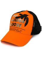 Golden Goose Deluxe Brand Logo Colour-block Cap - Yellow & Orange