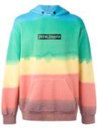 Palm Angels Kangaroo Pockets Hoody, Men's, Size: Large, Blue, Cotton