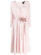 Marc Jacobs Rosette Wrap Dress - Pink