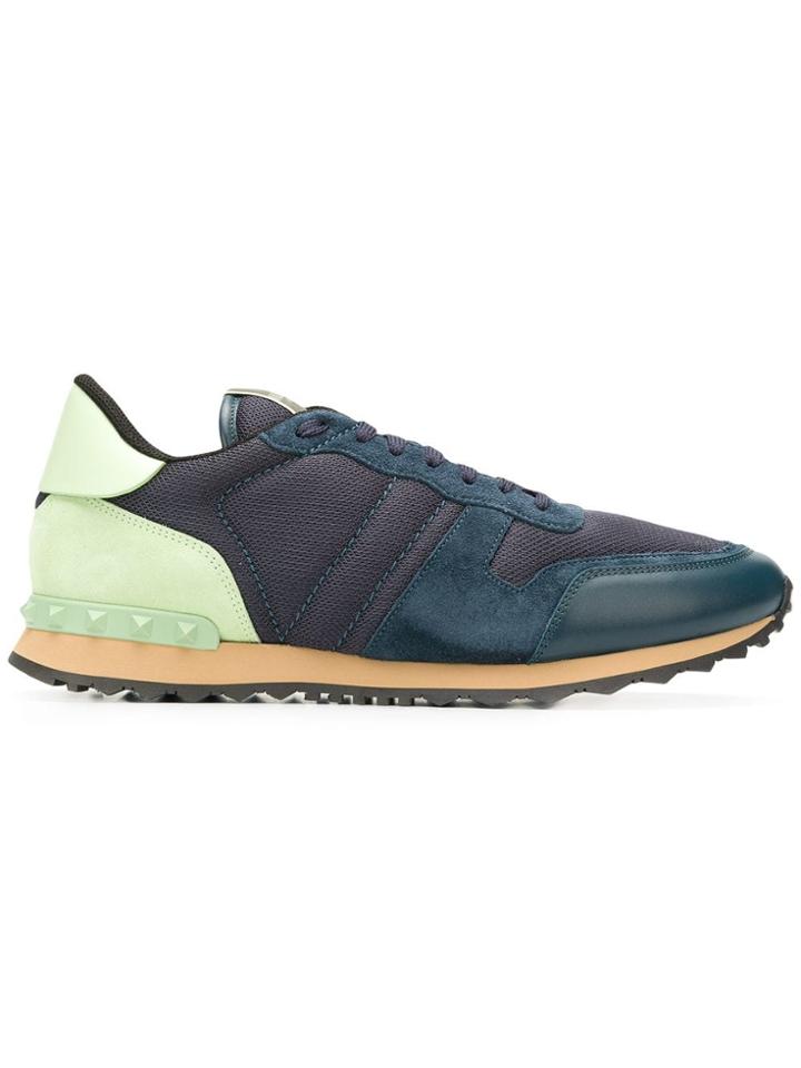Valentino Valentino Garavani Lace-up Sneakers - Blue