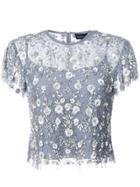 Needle & Thread Sequin Appliqué Blouse - Blue