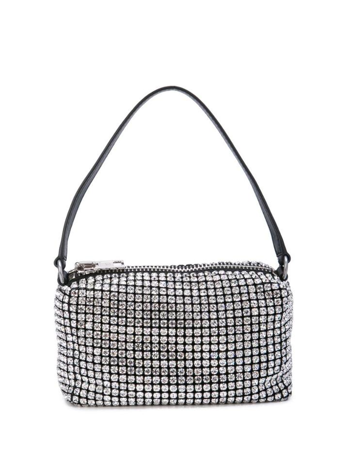 Alexander Wang Mini Rhinestone Bag - Black