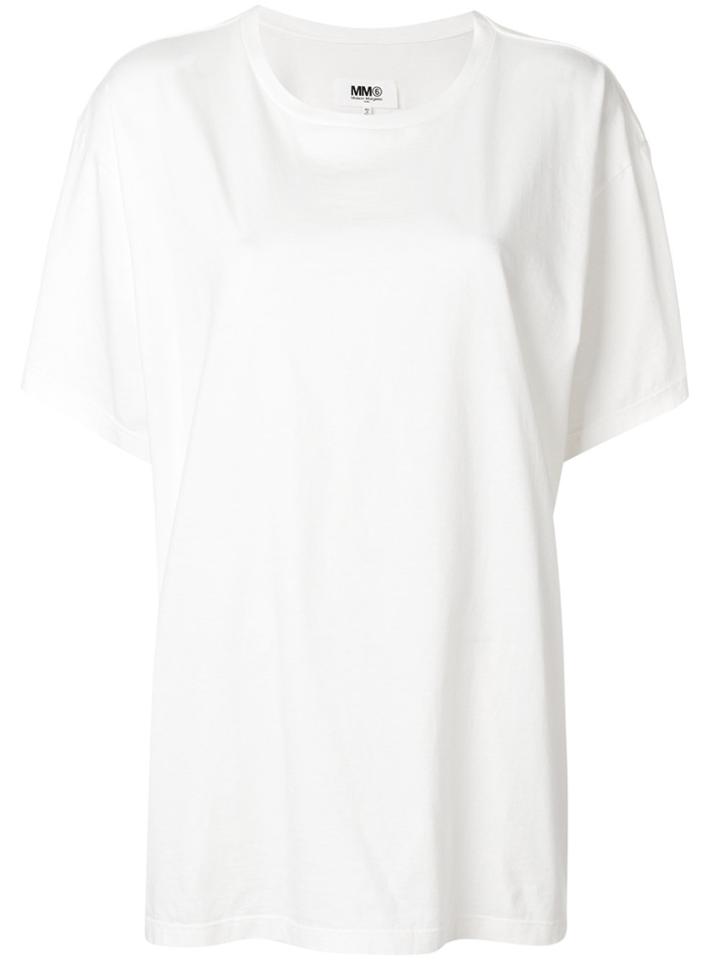Mm6 Maison Margiela Back Print T-shirt - White