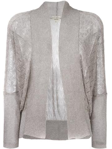 Bellerose 'nyon' Cardigan, Women's, Size: 1, Grey, Viscose/polyester/metallized Polyester