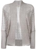 Bellerose 'nyon' Cardigan, Women's, Size: 1, Grey, Viscose/polyester/metallized Polyester