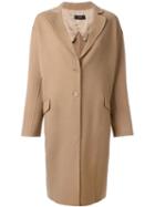 Joseph Oversized Coat, Women's, Size: 38, Nude/neutrals, Viscose/cashmere/wool