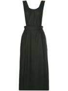 H Beauty & Youth Long Pinafore Dress - Grey